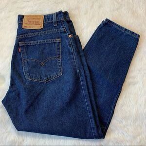 Vintage Womens Levis 550 Relaxed Fit Tapered Leg Jeans Size 12 Petite Made in US